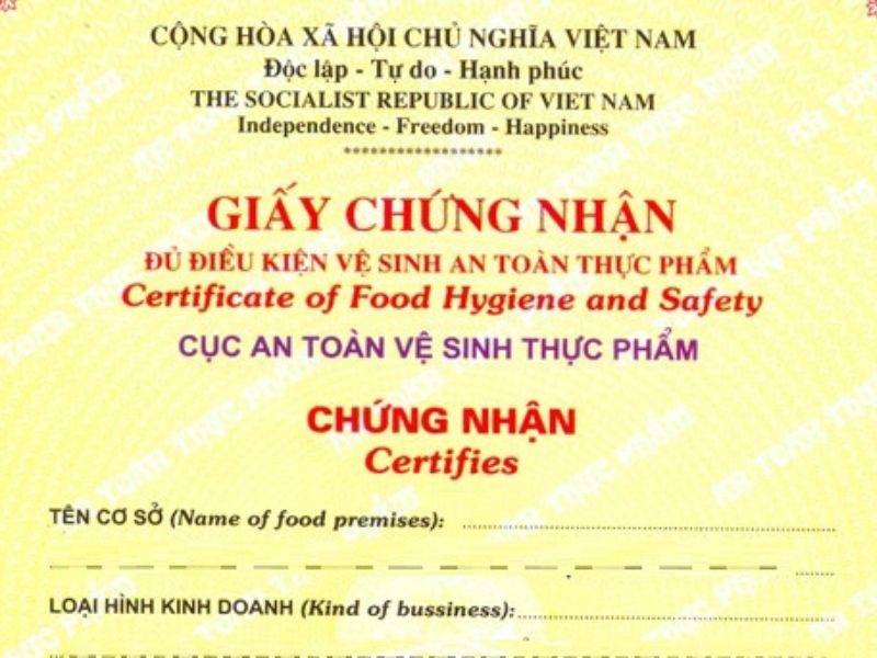 Kinh doanh nhà hàng cần giấy phép gì? 
