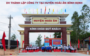 Dịch vụ thành lập công ty tại huyện Hoài Ân